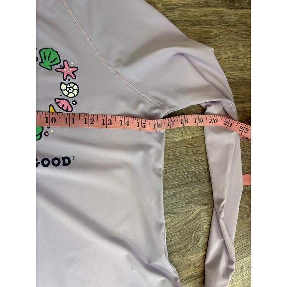 Life Is Good Swim Shirt, Small Petite Sunshirt - Picture 6 of 7